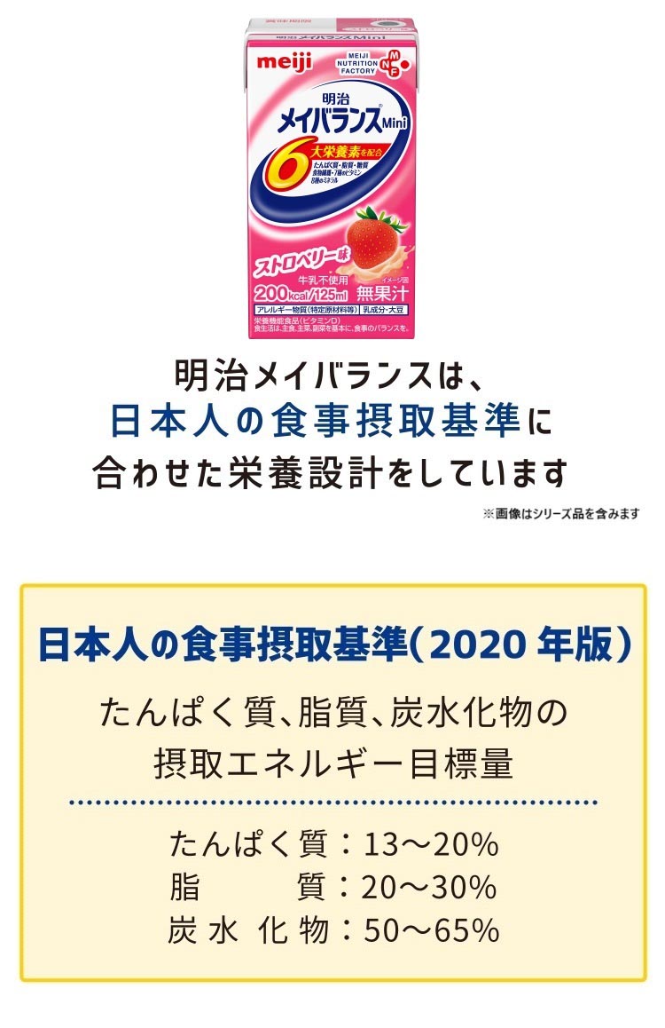 明治 メイバランス Mini アソートBOX ( 125ml×72本セット )/ 栄養