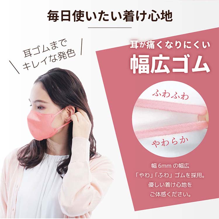 立体型スパンレース不織布カラーマスク 個包装 グレー ( 30枚入*5箱