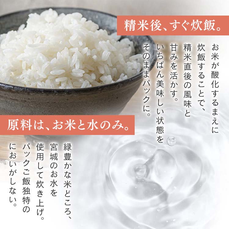 低温製法米のおいしいごはん 秋田県産あきたこまち ( 180g*6食入*4袋