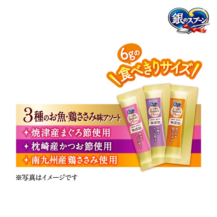 銀のスプーン三ツ星グルメ とろリッチ 3種のお魚・鶏ささみ味アソート