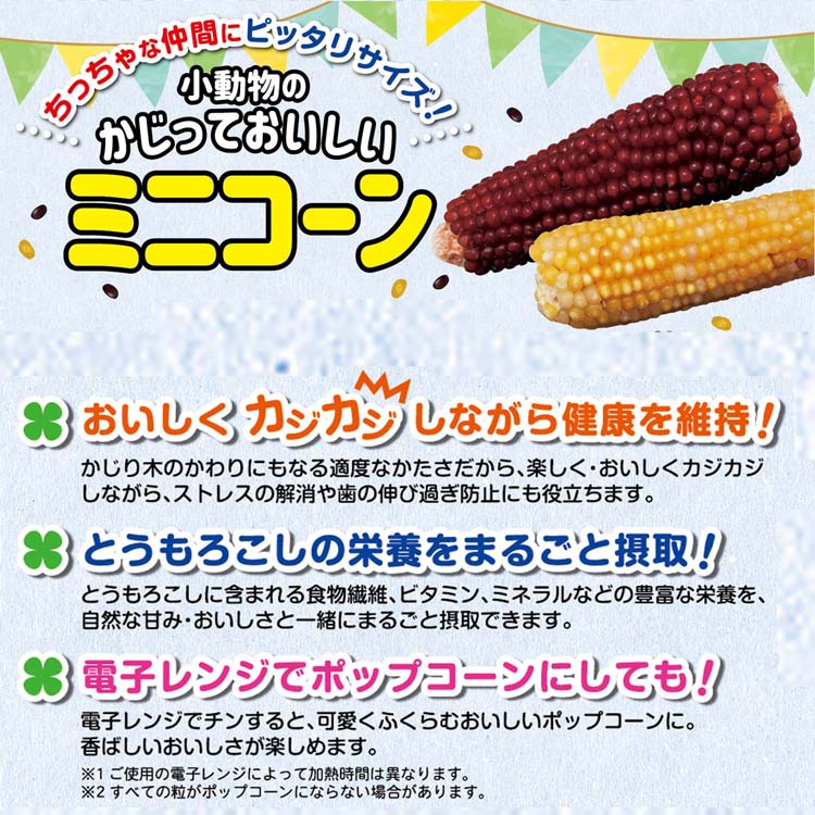 ミニアニマン 小動物のかじっておいしい ミニコーン ( 80g*48袋セット