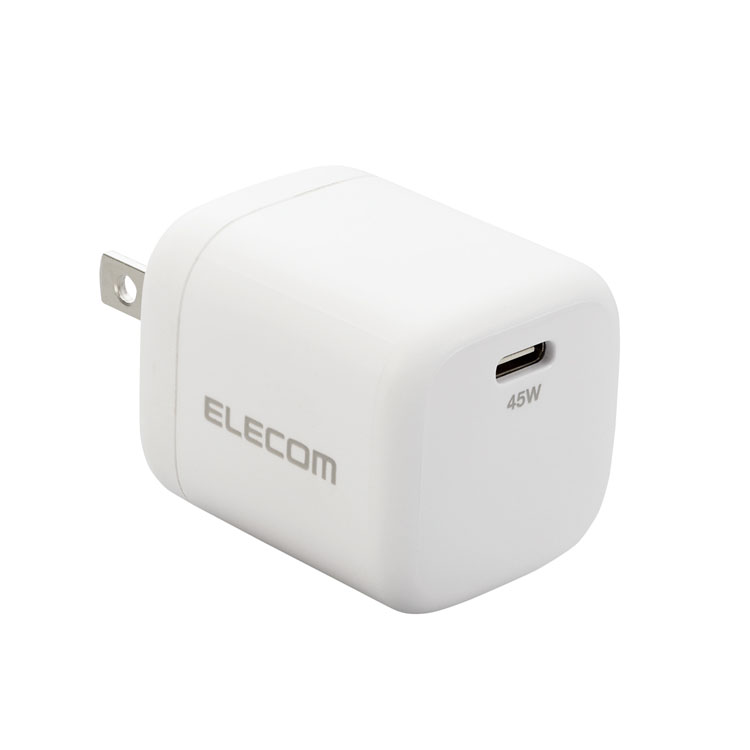 エレコム USB Type-C 充電器 PD 高速 iPhone17 対応 45W 小型 軽量