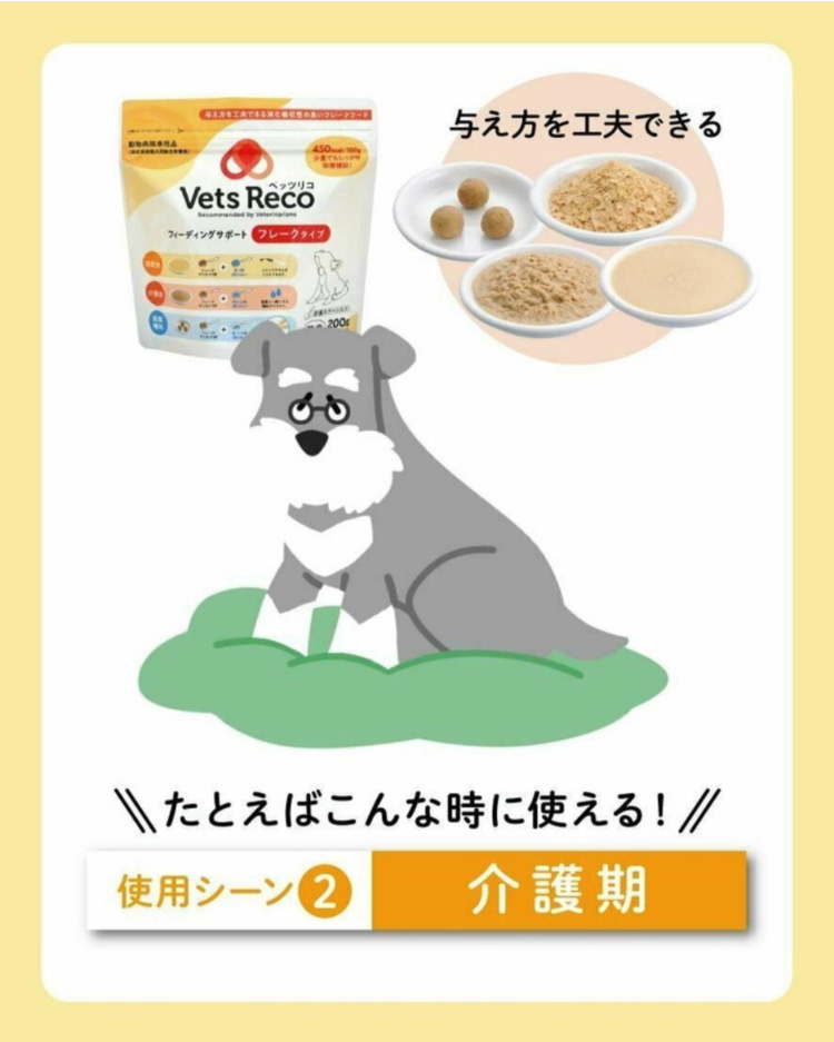 Vets Reco フィーディングサポート フレークタイプ ( 200g*10袋セット