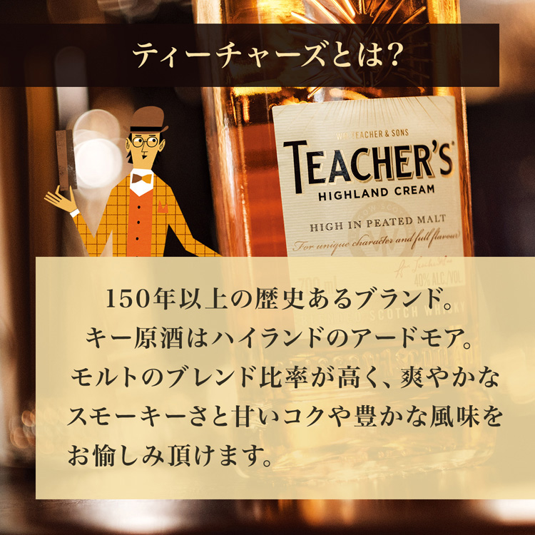 サントリー スコッチウイスキー ティーチャーズ ハイランド