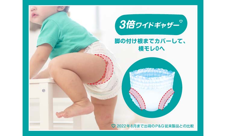 パンパース パンツ オムツ さらさらケア たっち Mサイズ 6〜12kg ( 4個