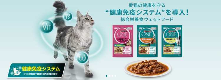PURINA ONE キャットフード 50g x 12袋 全8箱セット ピュリナ ワン キャット パウチ 美味を求める成猫用 1歳以上 ( 50g×12