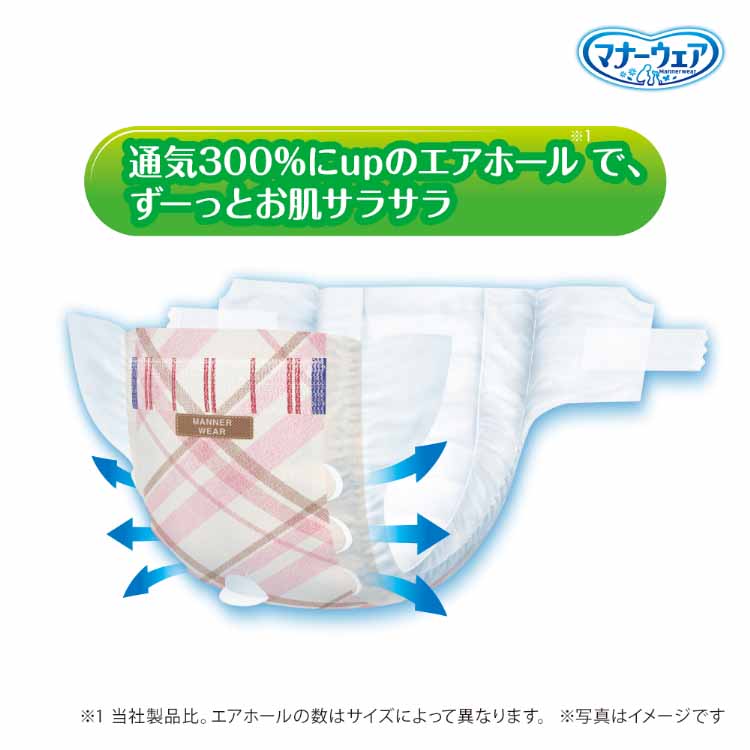 マナーウェア 長時間快適オムツ 女の子用SS 犬用 ( 34枚入×4