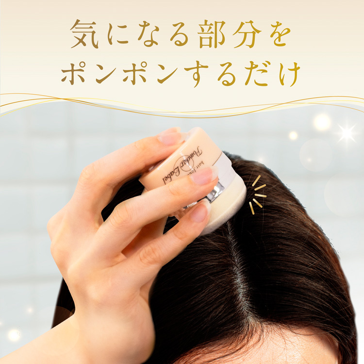 パウダーレーベル ダークブラウン ヘアファンデーション ( 4g×4セット
