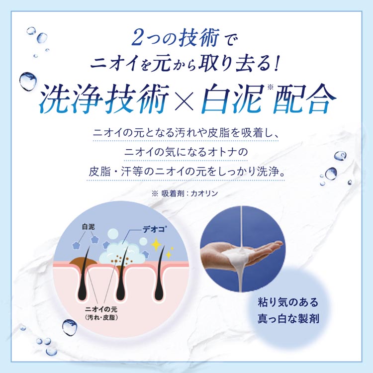 デオコ デオコ 薬用ボディクレンズ つめかえ 特大 ( 650ml×3セット )/ : 爽快