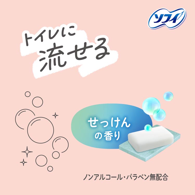 ソフィ デリケートウェット せっけんの香り ウェットティッシュ ( 10枚