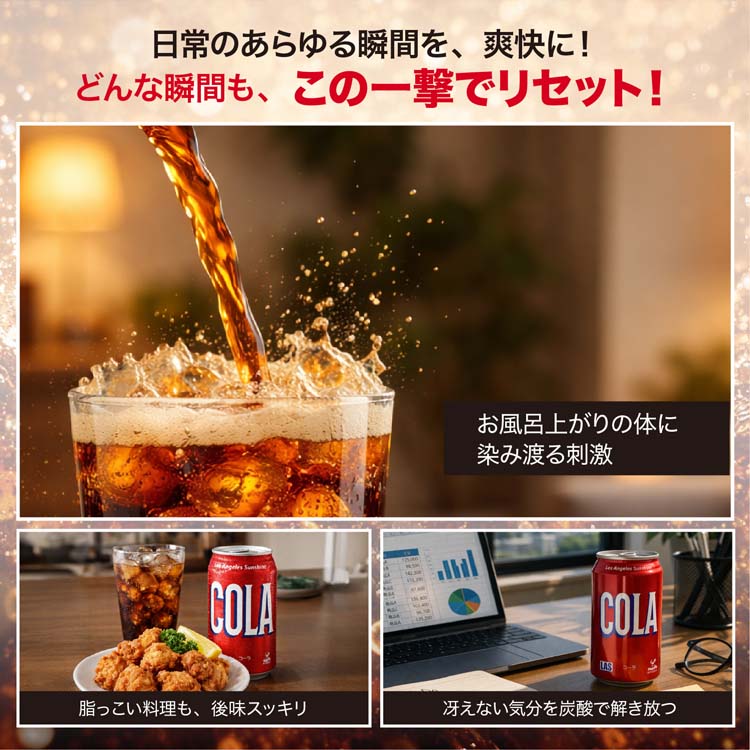 神戸居留地 LAS コーラ 缶 ( 24本入×2セット(1本350ml) )/ : 爽快