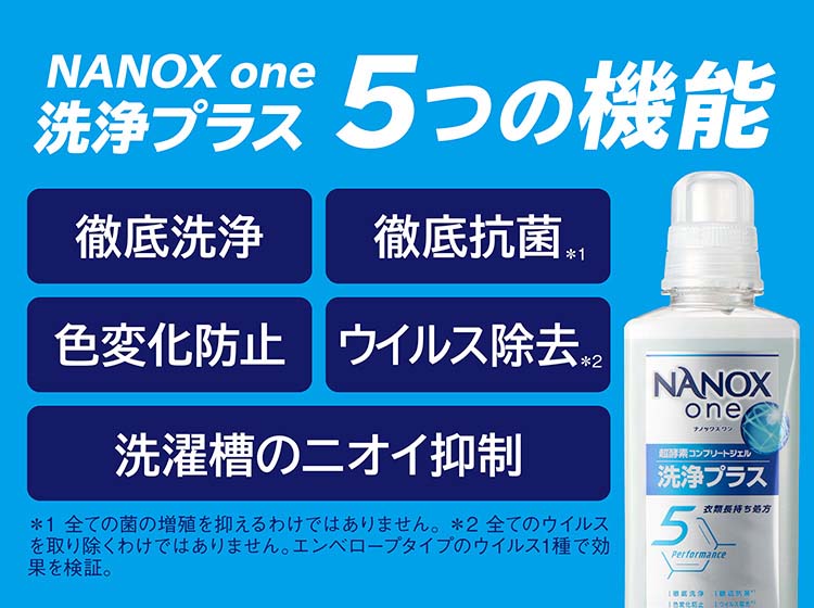 NANOX one 洗浄プラス つめかえ用ウルトラジャンボ ( 1530g×6セット