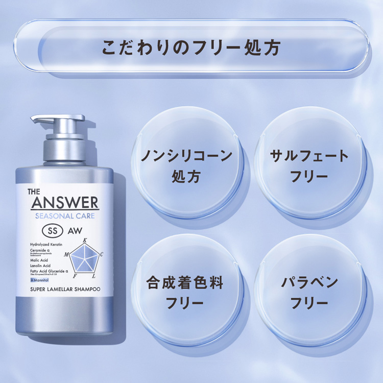 THE ANSWER シーズナルケア スーパーラメラシャンプー SS つめかえ用