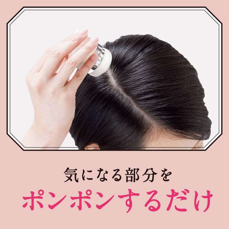パウダーレーベル ヘアファンデーション 白髪隠しパウダー ナチュラル