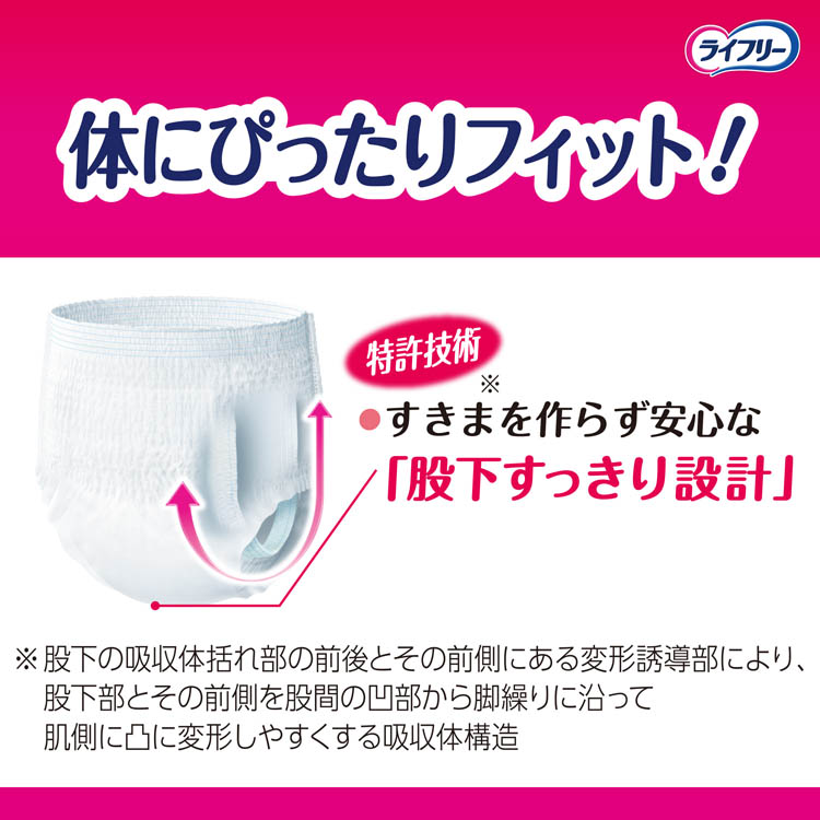 ライブリー長時間あんしんパッド+リリーフうす型たっぷり吸収+リリーフ長時間パンツ ライフリー 長時間あんしんうす型パンツ - ライフリー - ユニ
