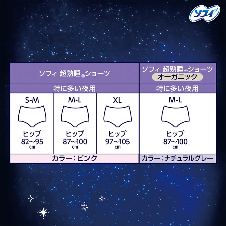 ソフィ 超熟睡 ショーツ 特に多い夜用 M L ( 5枚入×10個セット