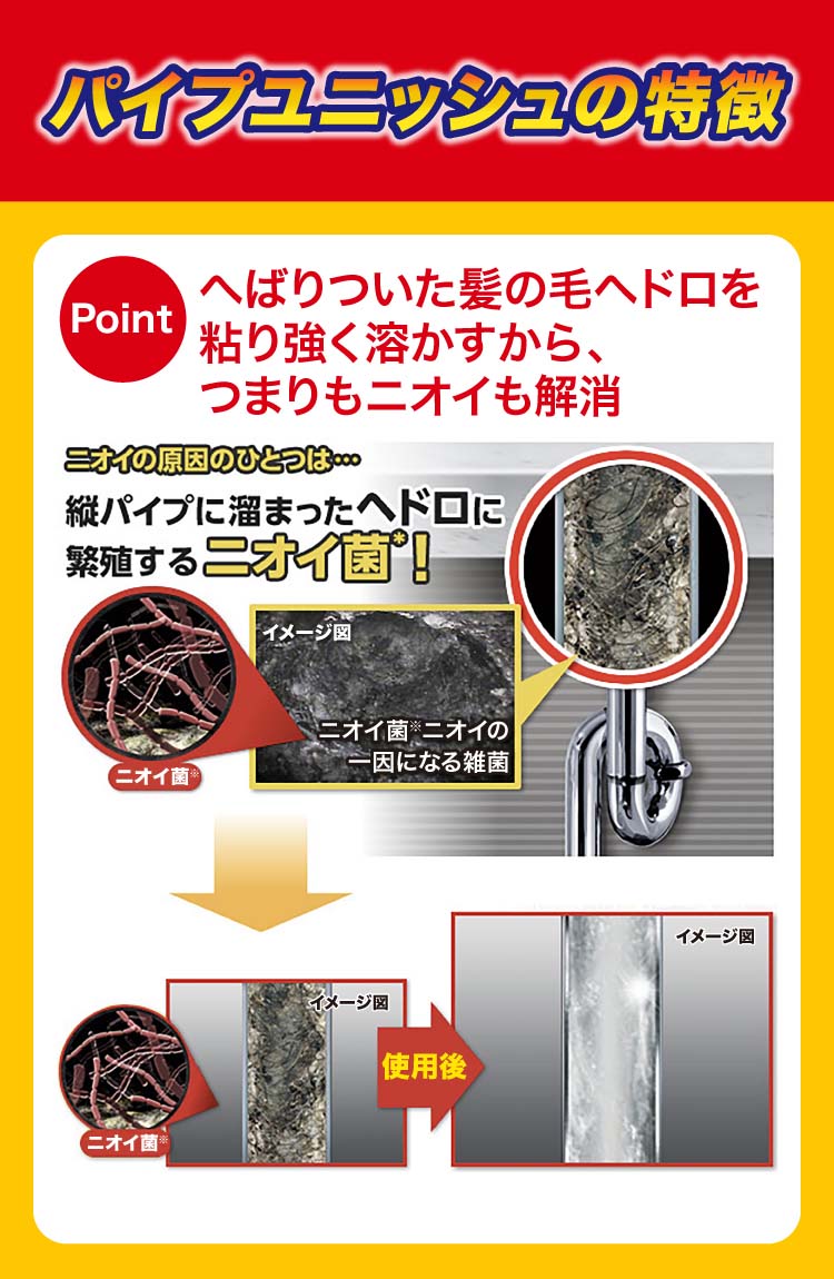 SC Johnson パイプユニッシュ パイプクリーナー 排水口クリーナー