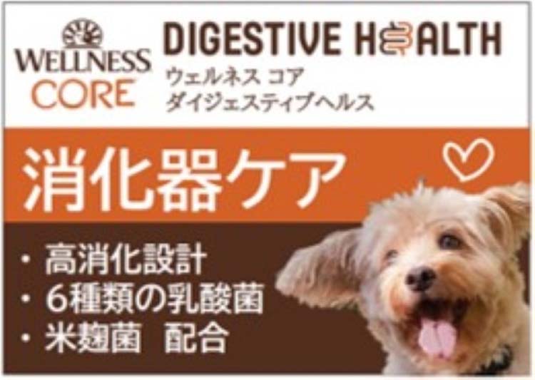 ウェルネス コア ダイジェスティブヘルス 犬用エイジングケア 骨抜き