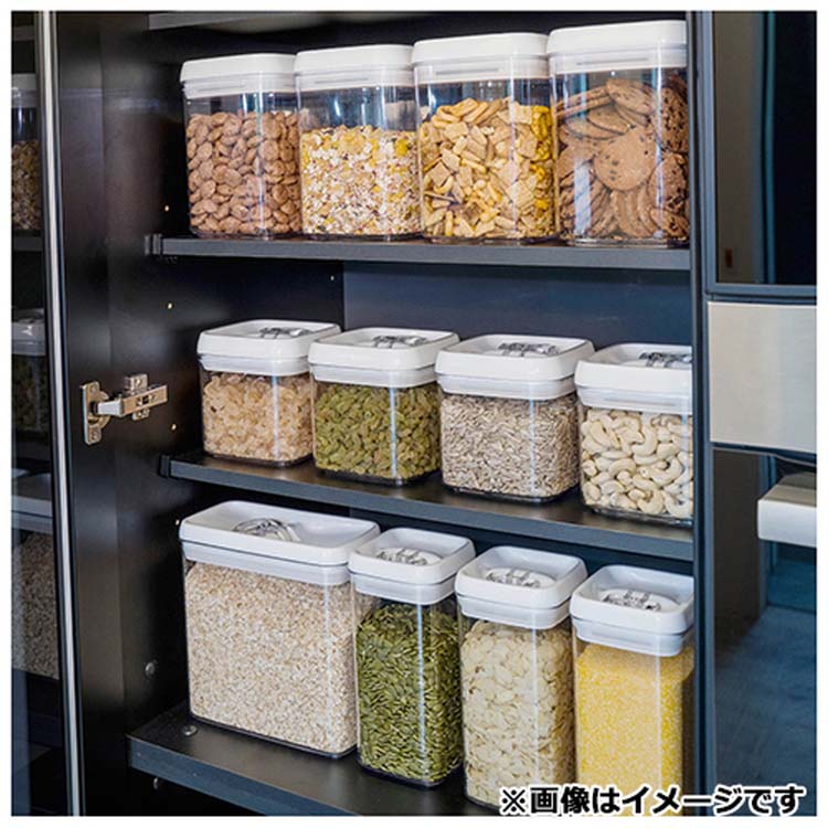 Felli フリップタイト 密閉保存容器 約13cm幅 1L・1.7L・3.1L 食洗器