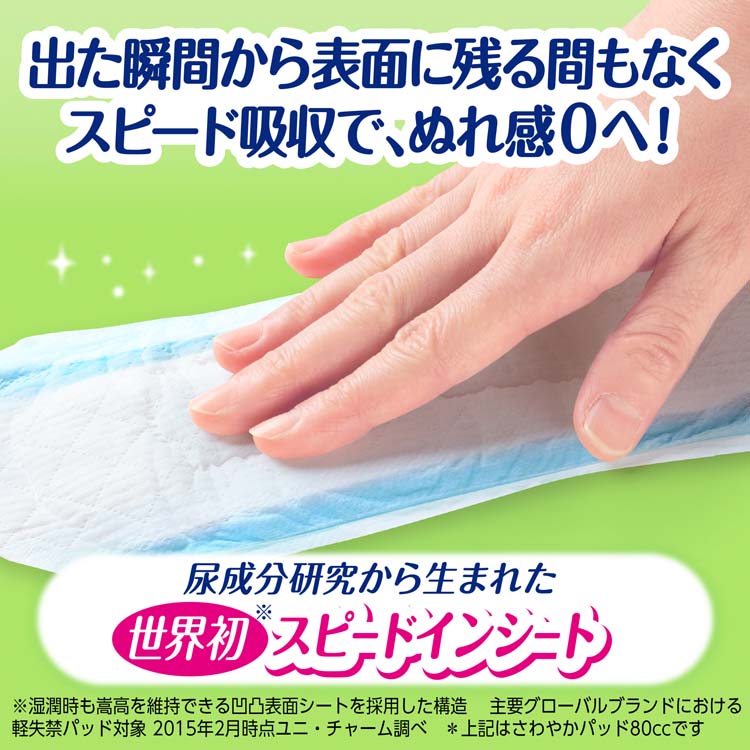 ライフリー さわやかパッド 170cc 女性用 尿ケアパッド 29cm ( 22枚*8