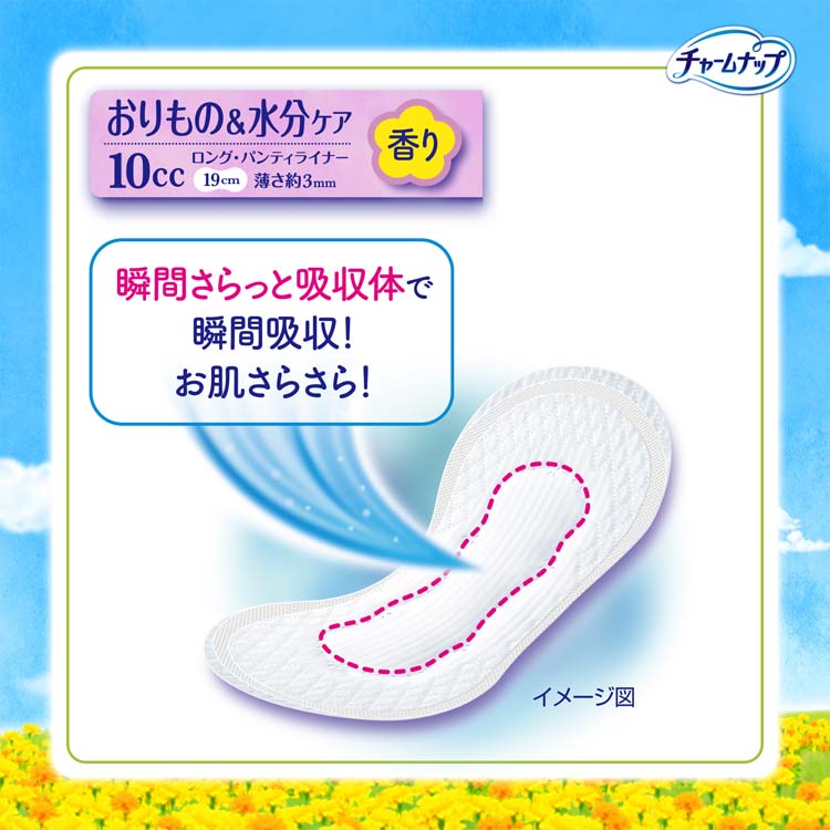 チャームナップ 吸水さらフィ ロング ピュアソープの香り 羽なし 10cc
