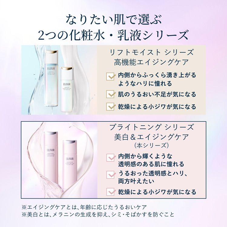 ブライトニング ローション みずみずしいタイプ + エマルジョン