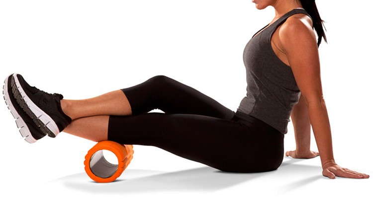 RealLine エクササイズ用ローラー ブラック・オレンジ RealLine