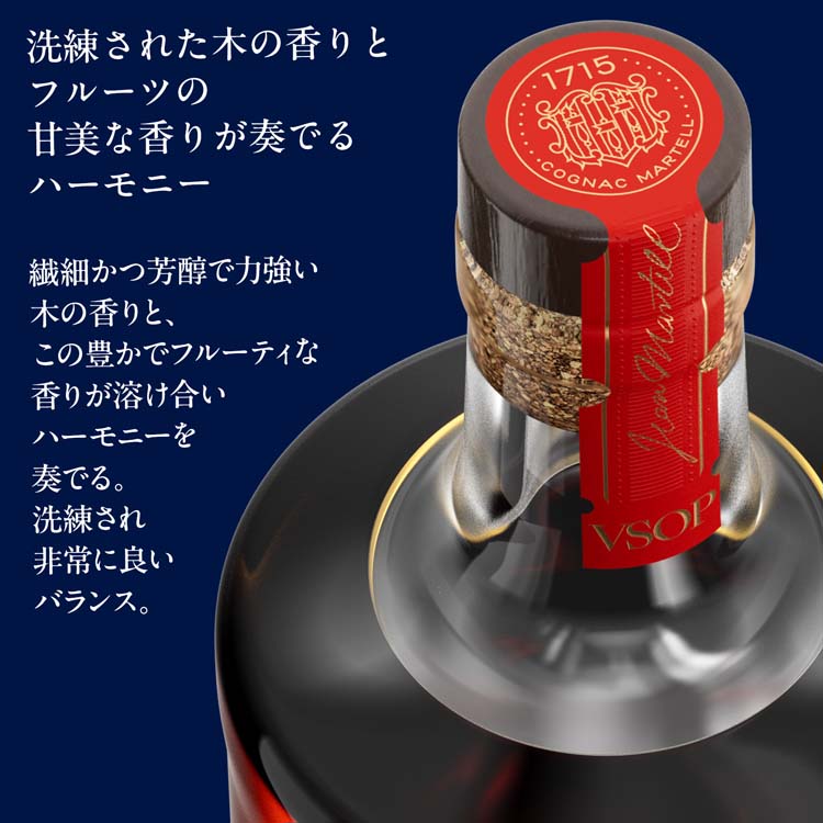 MARTELL V.S.O.P コニャック　古酒 未使用 お酒 ブランデー MARTELL マーテル VSOP メダリオン
