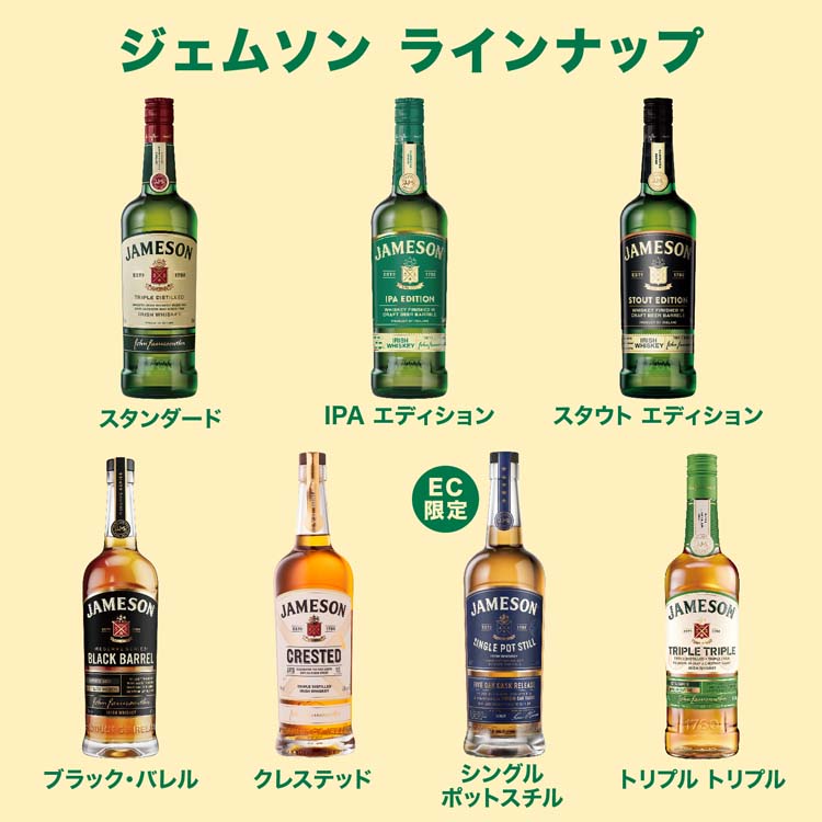 企画品)ジェムソン スタンダード ボトル型ミニチャーム付き ( 700ml