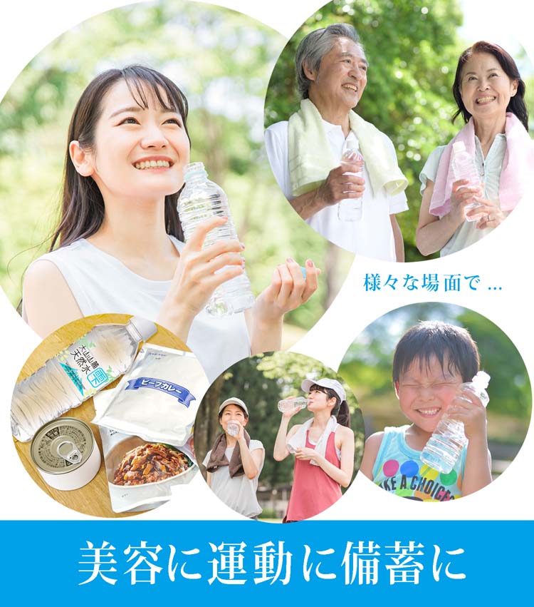 大山山麓の雫 ( 500ml×24本 )/ 永伸商事 水 天然水 ミネラルウォーター