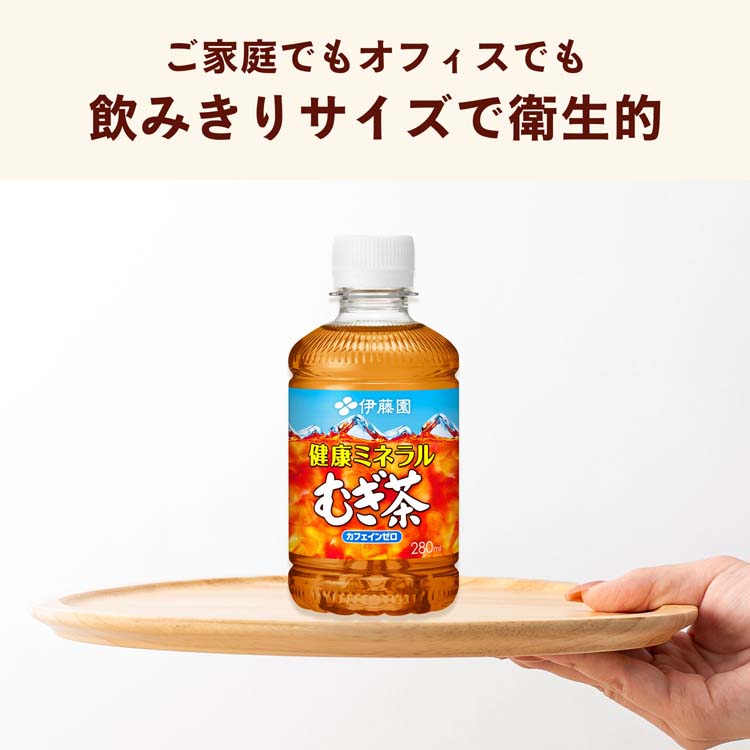 伊藤園 健康ミネラルむぎ茶 ( 280ml*24本 )/ 麦茶 ) : 爽快ドリンク