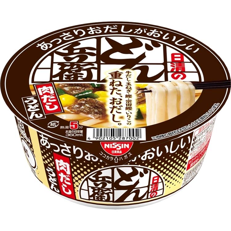 日清のあっさりおだしがおいしいどん兵衛 肉だしうどん ( 74g×12食入