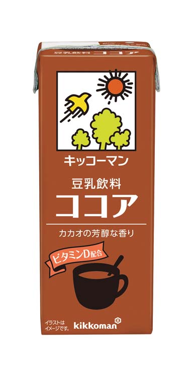 キッコーマン 豆乳飲料 ココア ( 200ml*18本入 )/ たんぱく質 ) : 爽快