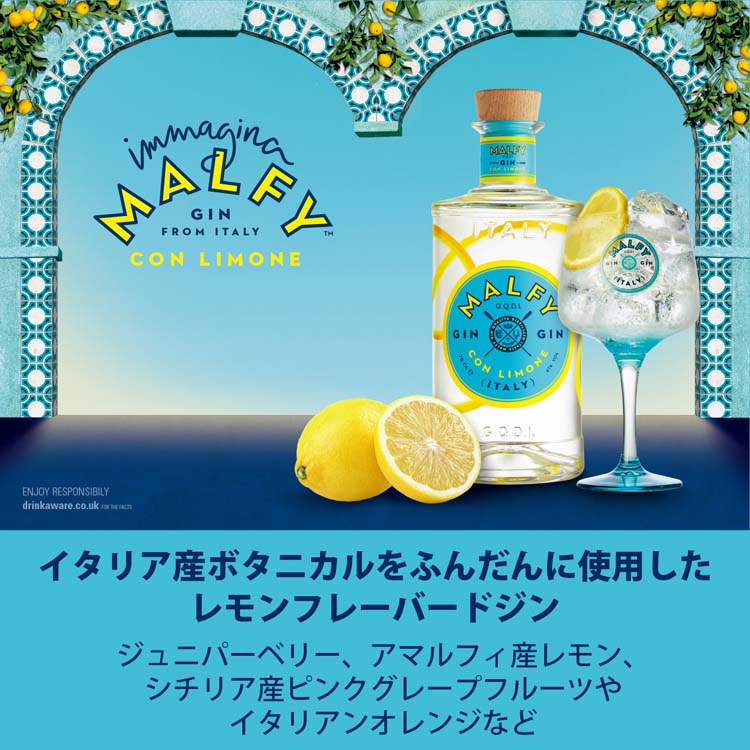 マルフィ ジン コン・リモーネ イタリア レモンフレーバー ギフト