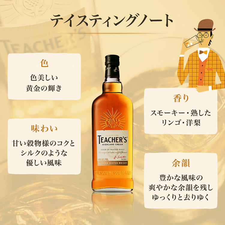 サントリー スコッチウイスキー ティーチャーズ ハイランドクリーム