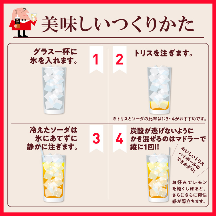 トリスウイスキー 4Lペット ( 4000ml×2本セット )/ トリスクラシック