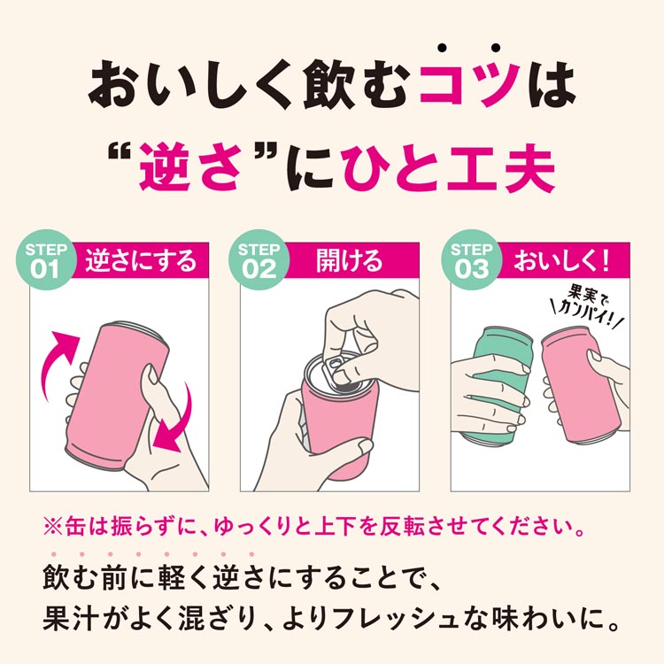 100％ カジューハイ ピンクグレープフルーツ チューハイ 缶 Alc