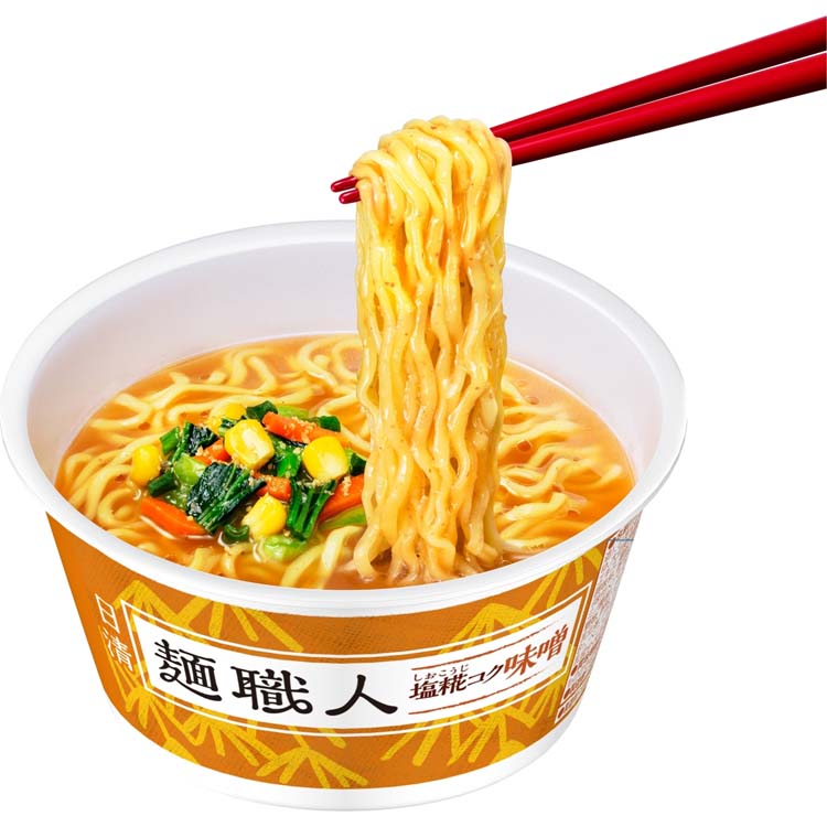 日清 麺職人 味噌 ケース ( 12食入×2セット(1食97g) )/ 日清麺職人