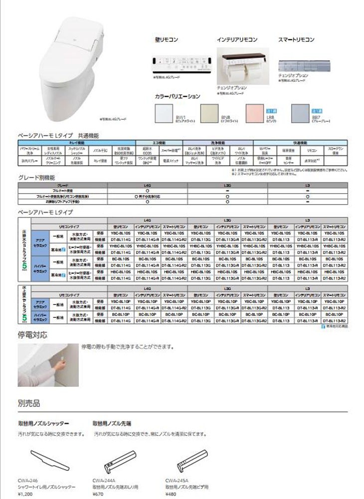 LIXIL INAX タンクレストイレ ベーシアハーモLタイプ 床排水 L3 LIXIL INAX タンクレストイレ ベーシアハーモLタイプ 床排水 L3