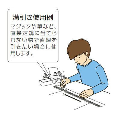 シンワ（工具） 65358 アルミ直尺 アル助 45cm シンワ測定 : 創