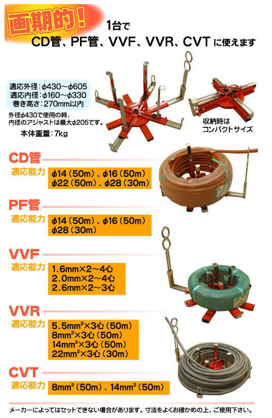 マーベル CD管＆ケーブルリール E-9908 MARVEL : e-9908-marvel : 創工館 - 通販 - Yahoo!ショッピング