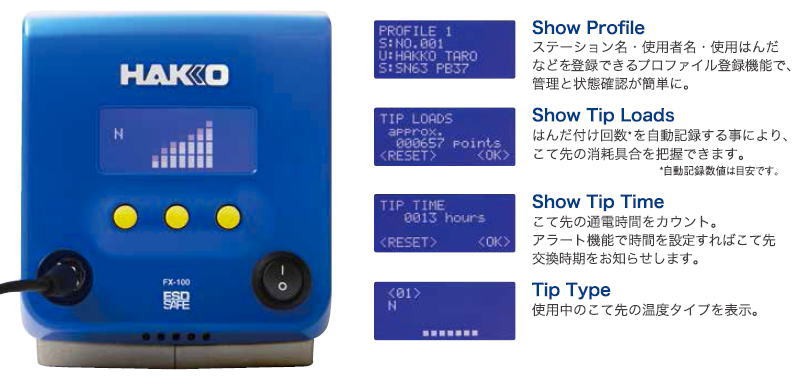 高周波誘導加熱式はんだこて FX100-81 白光 HAKKO : fx100-81-hakko : 創工館 - 通販 - Yahoo!ショッピング