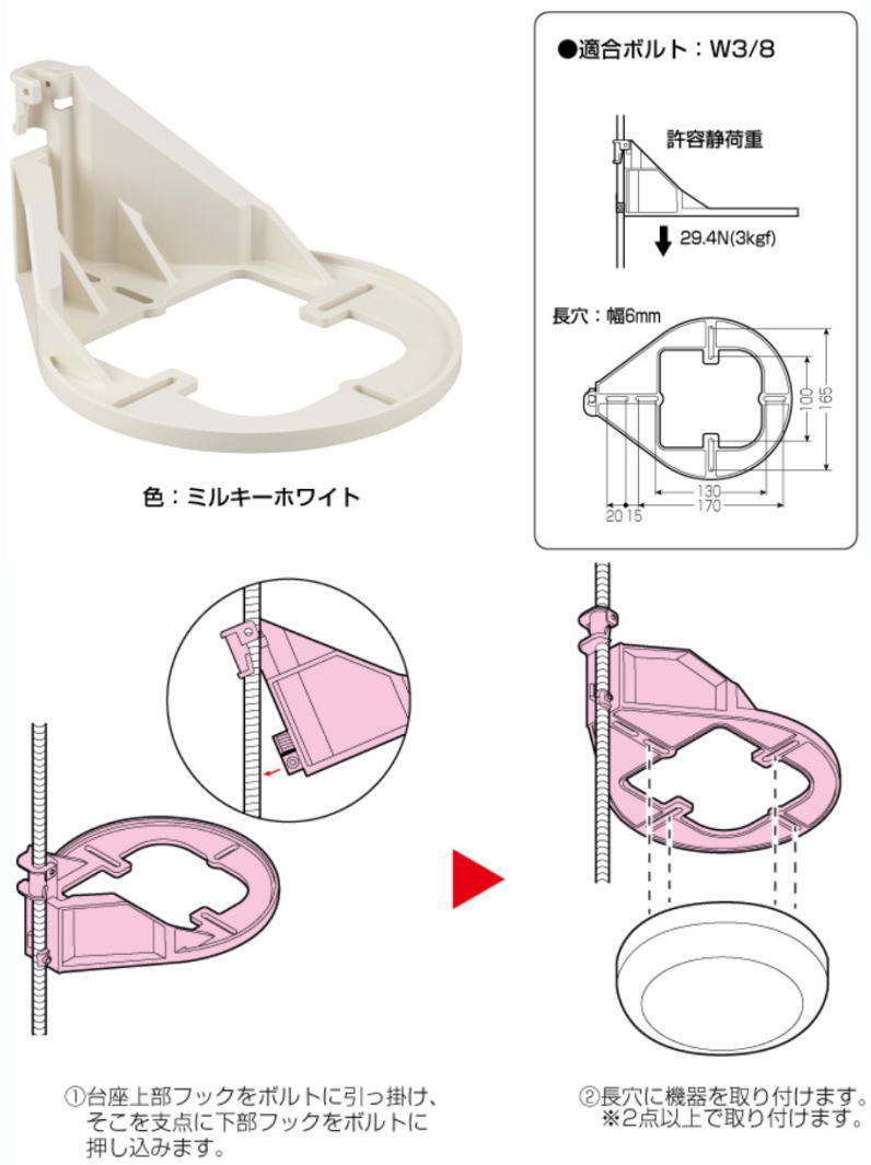 未来工業 アンテナ固定台座 1ヶ SGT-AND1 MIRAI SGTAND1 : 創工館