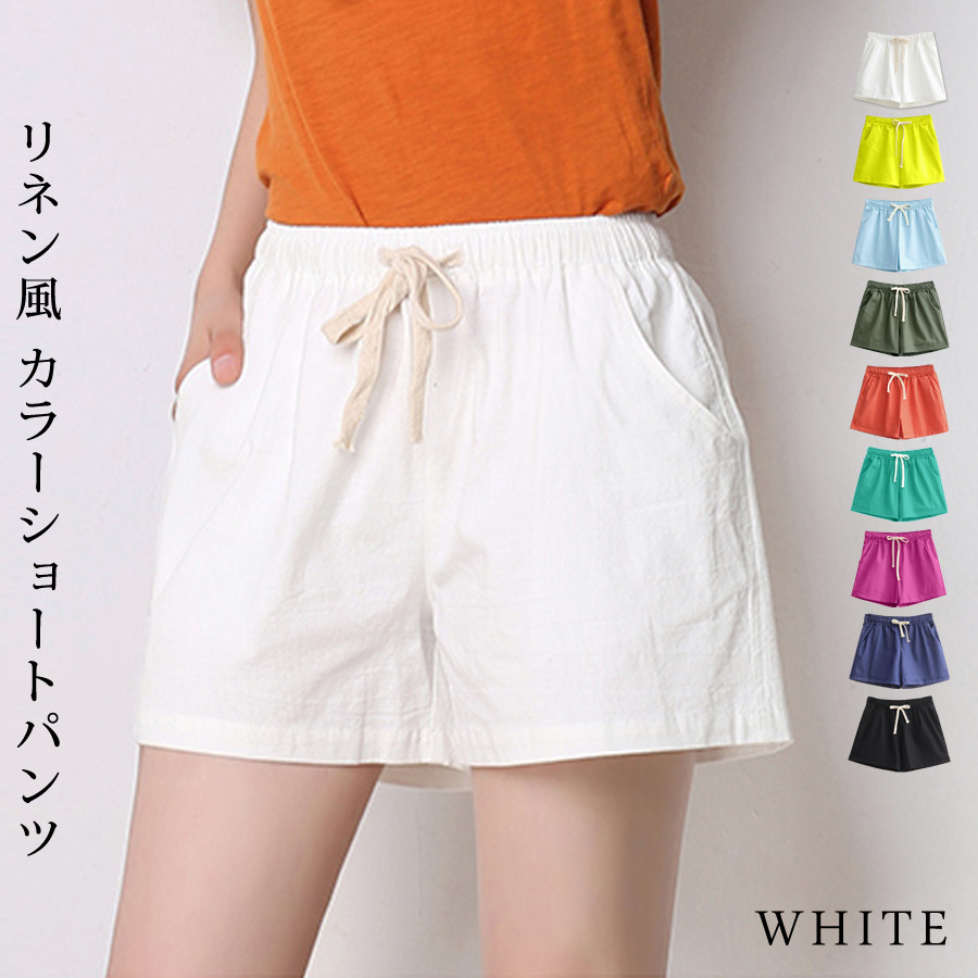 KOEISTORE ショートパンツ レディース 春 夏 春夏 白 黒 短パン