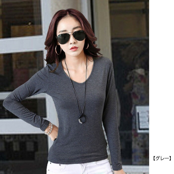 KOEISTORE カットソー レディース トップス 長袖 Tシャツ 七分袖
