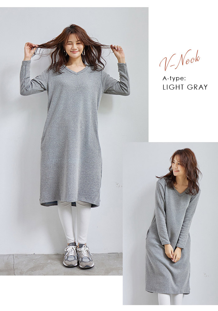 KOEISTORE（コウエイストア） 裏起毛 ワンピース レディース 秋 冬