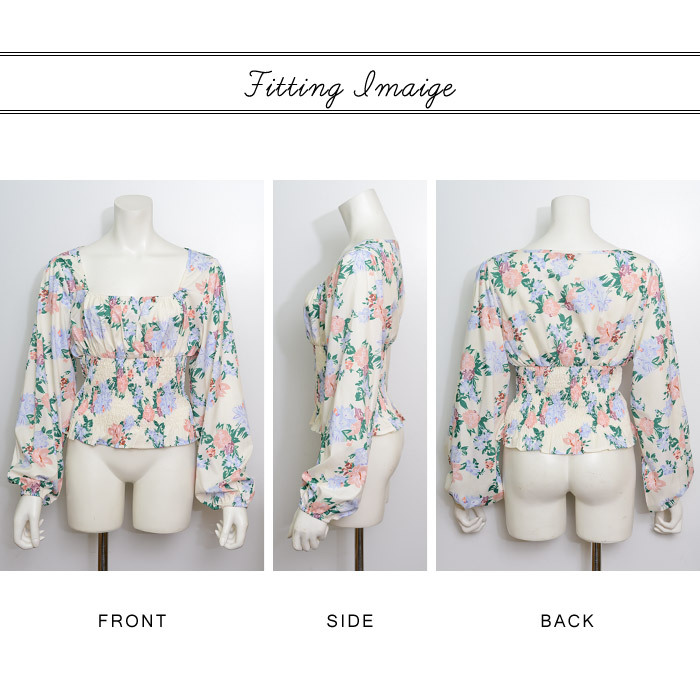 KOEISTORE トップス レディース 春 夏 春夏 シャツ 花柄トップス