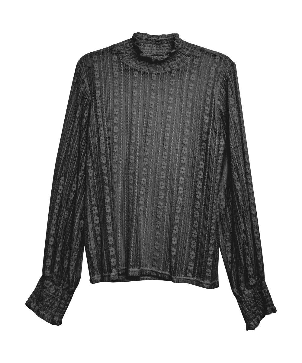 KOEISTORE ブラウス レディース 春 夏 春夏 黒 白 シースルー KOEISTORE ブラウス レディース 春 夏 春夏 黒 白 シースルー
