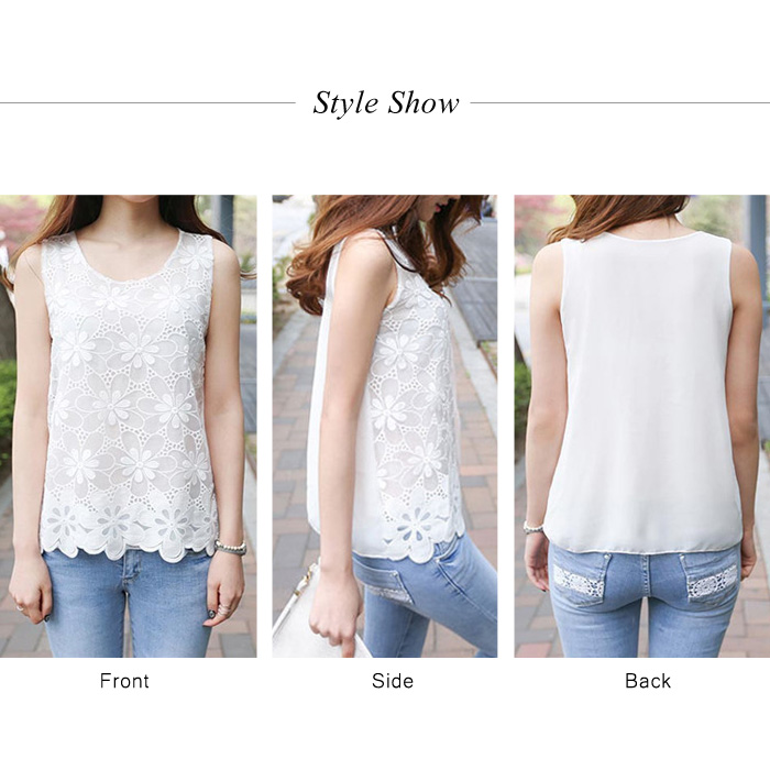 KOEISTORE チュニック レディース 春 夏 春夏 白 レース