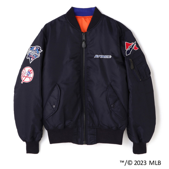 【極美品✨】AVIREX MA-1 ヤンキース メッツ リバーシブル MLB ax164-2.jpg